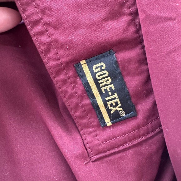 VTG Tourney Gore-Tex Men's XL Wine Golf Jacket Waterproof Windproof Coat - Picture 3 of 10
